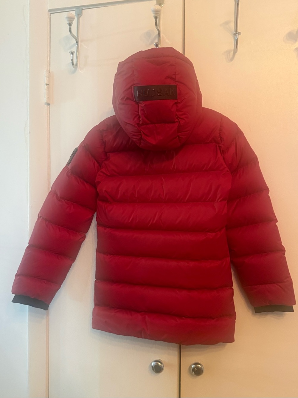 NWT RUDSAK Milia Kids Down Puffer Jacket Cranberry 9/10